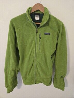Vintage Patagonia R2 Regulator Fleece Jacket Mens Large Green